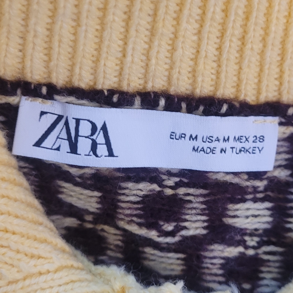 Knit Crop Button-Down Cardigan - image 4